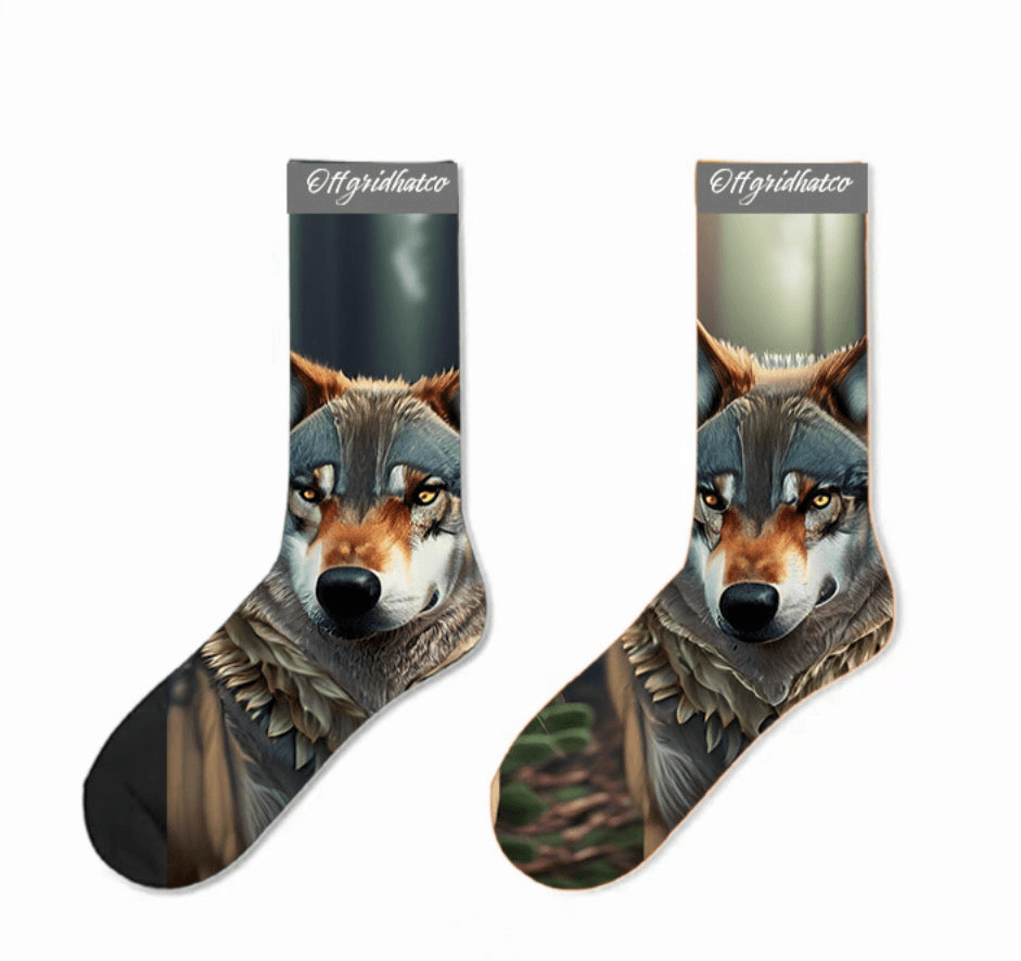 Lone Wolf Socks
