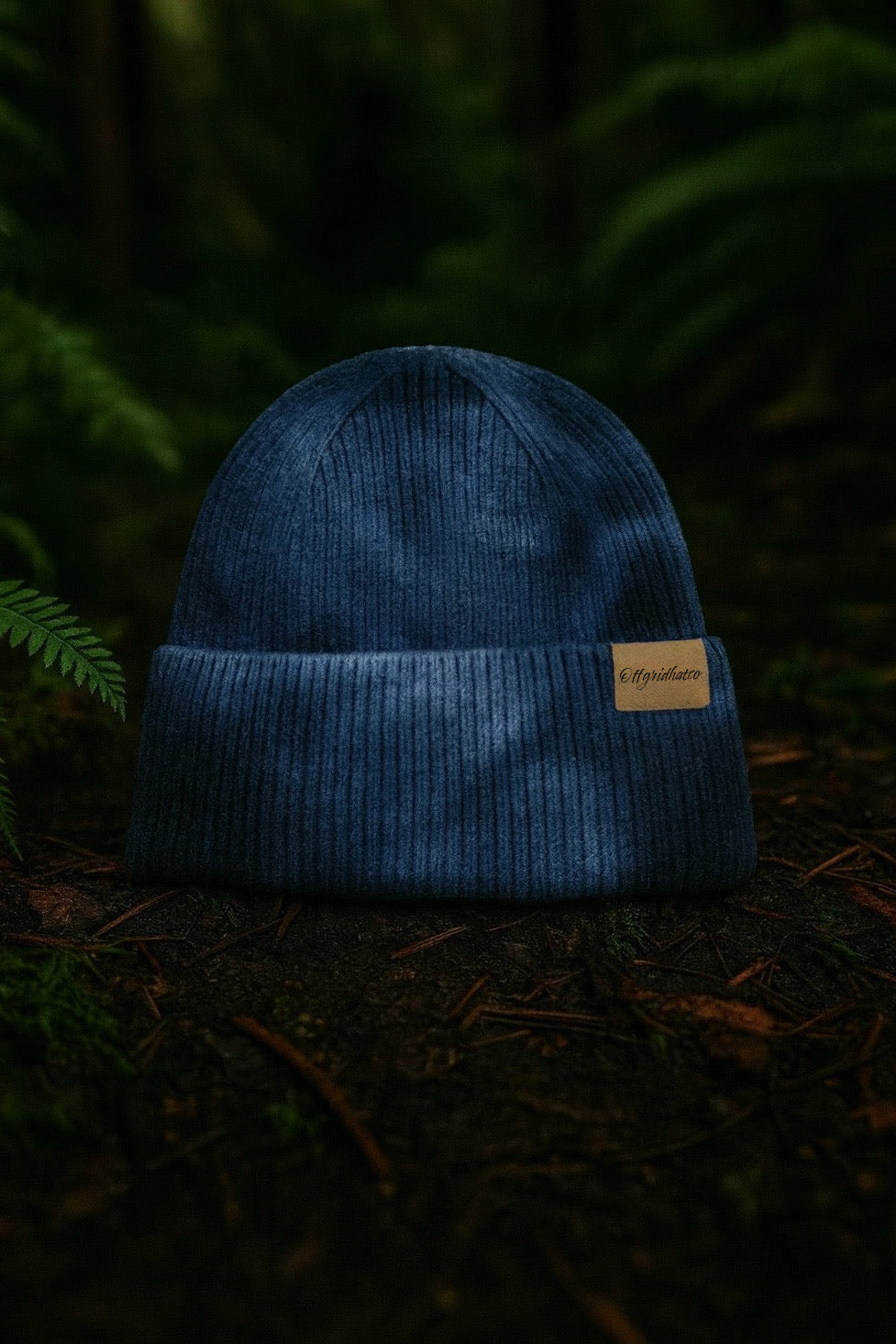 Acrylic Tie Dye Beanie – Midnight Sky Winter Hat