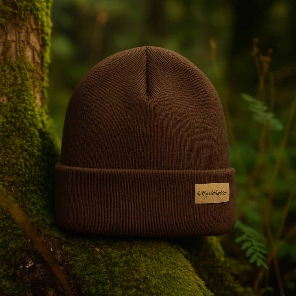 100% Merino Wool Beanie Brown – Warm & Stylish Winter Hat