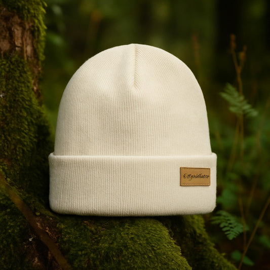 100% Merino Wool Beanie Cream– Warm & Stylish Winter Hat