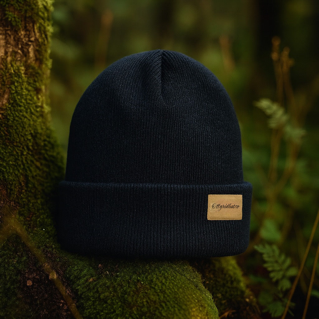 100% Merino Wool Beanie Midnight Sky – Warm & Stylish Winter Hat