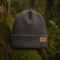 100% Merino Wool Beanie Smoke Gray – Warm & Stylish Winter Hat