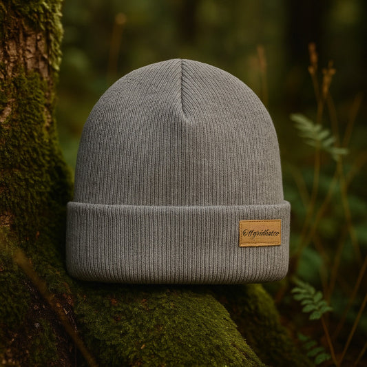 100% Merino Wool Beanie Soft Gray – Warm & Stylish Winter Hat