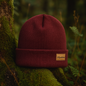 100% Merino Wool Beanie Burgundy – Warm & Stylish Winter Hat