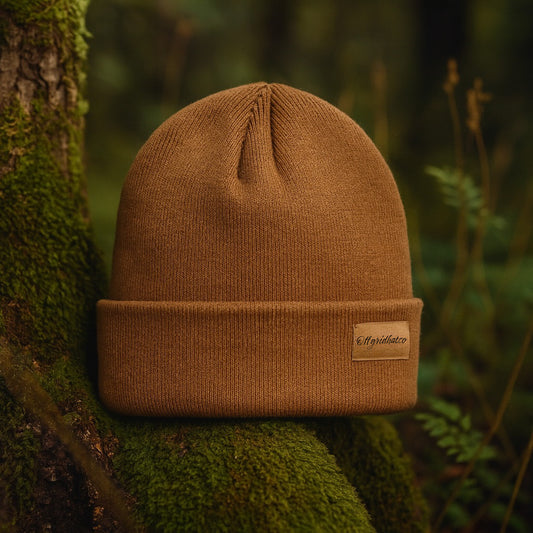 100% Merino Wool Beanie Fall Orange – Warm & Stylish Winter Hat
