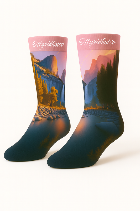 Yosemite John Muir Wilderness Socks – OG Adventure Comfort in 100% Bamboo