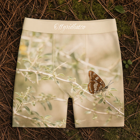 Men's Moisture-Wicking Underwear – Butterfly-Inspired, Eco-Friendly Performance Boxer Briefs